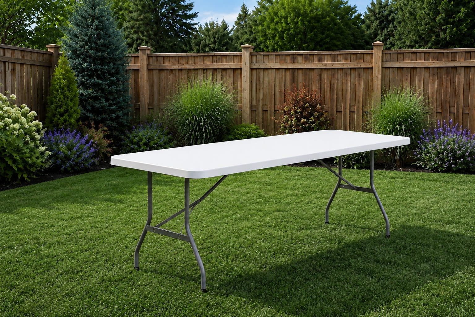 8 ft Rectangular Banquet Table